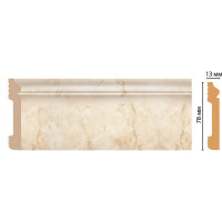Плинтус напольный Decomaster 79x13x2400 мм D005-80 ДМ