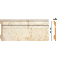 Плинтус напольный Decomaster 107x12x2400 мм D105-80 ДМ