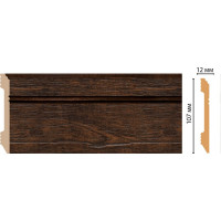 Плинтус напольный Decomaster 107x12x2400мм D105-966 ДМ