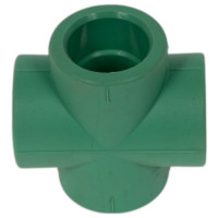 Крестовина Banninger полипропиленовая, зеленая, 25 мм 7551070011