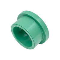 Втулка-бурт под фланец Banninger полипропиленовая, зеленая, 40 мм 733109F011