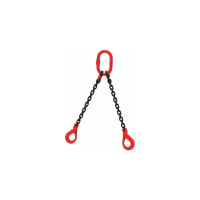 Цепной строп LITELIFT 2СЦ 2,12т 1,5м с самозакрывающимися крюками двухветвевой цепь 7x21 T8 G80 2sc2120t15s