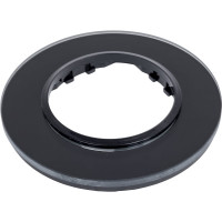 1-постовая рамка LK Studio круглая из натурального темного стекла LK Vintage 889110-1