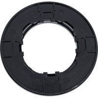 1-постовая рамка LK Studio круглая из натурального темного стекла LK Vintage 889110-1