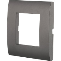 1-постовая рамка LK Studio, черный бархат, LK45 854108-1