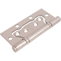 Стальная петля PUERTO, плоский колпачок, без врезки, никель супер матовый, 2 шт. IN100-2S FH MSNбезВР