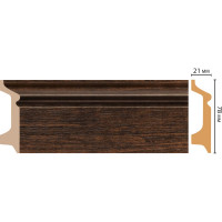 Плинтус напольный Decomaster 78x21x2400 мм D122-966 ДМ