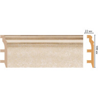 Плинтус напольный Decomaster 100x22x2400 мм D232-18D ДМ