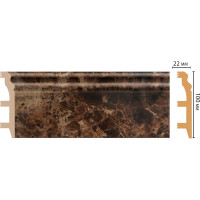Плинтус напольный Decomaster 100x22x2400 мм D232-713 ДМ