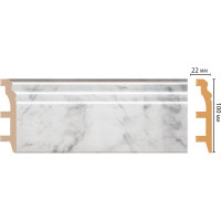 Плинтус напольный Decomaster 100x22x2400мм D232-79 ДМ