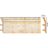 Плинтус напольный Decomaster 100x22x2400 мм D232-80 ДМ