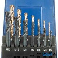 Набор машинных метчиков GSR С/RSP35 HSSE VAP DIN371/376 M3-M10/M12 14 предметов BRB08403028