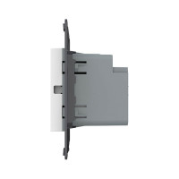 Розетка USB type C LIVOLO с блоком питания 45W, цвет белый (механизм) VL-FCUC-2WP