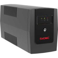 Линейно-интерактивный источник бесперебойного питания DKC серии Info, 800 ВА/480 Вт, 1/1, 2xSchuko,1x8Aч INFO800S