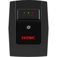 Линейно-интерактивный источник бесперебойного питания DKC серии Info, 800 ВА/480 Вт, 1/1, 2xSchuko,1x8Aч INFO800S