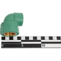 Комбинированный угол Banninger полипропиленовый, зеленый, 20x3/4 ВР 7R21064511