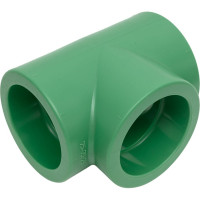 Тройник Banninger полипропиленовый, зеленый, 75 мм 7511129011