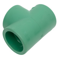 Тройник Banninger полипропиленовый, зеленый, 50 мм 7511109011