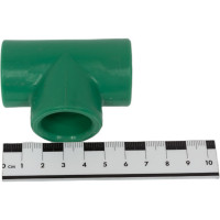 Переходной тройник Banninger полипропиленовый, зеленый, 25x25x20 мм 5521070A11