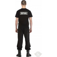 Футболка СОЮЗСПЕЦОДЕЖДА Люкс с надписью Охрана, черная, р. L/50 2140030601018