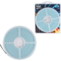 Гибкая светодиодная лента Uniel NEON ULS-N01-2835-120LED/m-6mm-IP67-DC12V-9W/m-5M-LIGHTBLUE UL-00009091