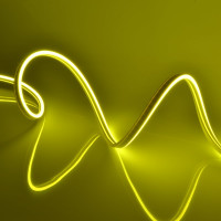 Гибкая светодиодная лента Uniel NEON ULS-N01-2835-120LED/m-6mm-IP67-DC12V-9W/m-5M-YELLOW L-00009088