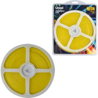 Гибкая светодиодная лента Uniel NEON ULS-N01-2835-120LED/m-6mm-IP67-DC12V-9W/m-5M-YELLOW L-00009088