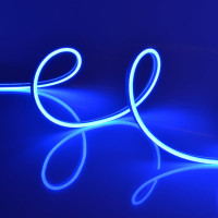 Гибкая светодиодная лента Uniel. NEON ULS-N01-2835-120LED/m-6mm-IP67-DC12V-9W/m-5M-BLUE UL-00009085