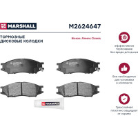 Тормозные колодки дисковые передние Nissan Almera Classic 06- MARSHALL M2624647