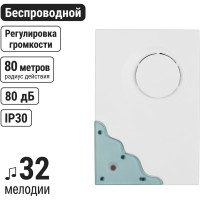 Беспроводной звонок TDM ELECTRIC народный ЗББ-Н-11/4-32М (бат., блистер, откр.код) SQ1901-0109