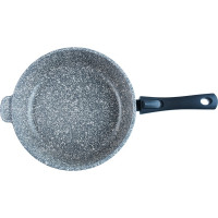 Сковорода Традиция готовить с любовью Мрамор антипригарное покрытие литая 28 см съемная ручка ТМ2285