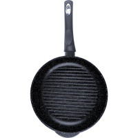 Сковорода-гриль Традиция готовить с любовью Гранит антипригарное покрытие литая 26 см ТГ7261