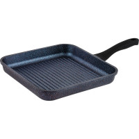 Сковорода-гриль Традиция готовить с любовью Сапфир антипригарное покрытие литая 28x28 см ТСГК7281