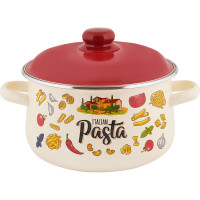 Коническая эмалированная кастрюля appetite Pasta ITALIAN 4 л 1с46я