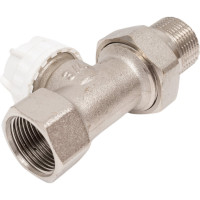 Клапан под термоголовку DOUBLE-LIN прямой, резьбовой, латунный Ду=3/4 LL3061B (3/4")