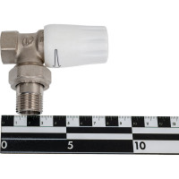 Радиаторный кран DOUBLE-LIN угловой, резьбовой, латунный, Ду=1/2 LL3009A (1/2")