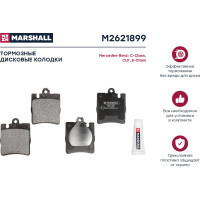 Тормозные колодки дисковые задние MB E-Class W210 95-, CLK C208 97- MARSHALL M2621899