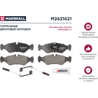 Тормозные колодки дисковые задние MB Sprinter I 95-, VW LT II 96- MARSHALL M2621621