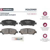 Тормозные колодки дисковые задние Toyota Highlander II 07- MARSHALL M2625481