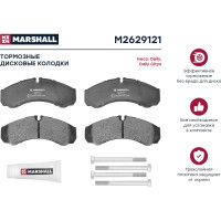 Тормозные колодки дисковые задние Iveco Daily I-VI 85- ориг. номер 19092981 MARSHALL M2629121