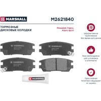 Тормозные колодки дисковые задние Mitsubishi Pajero I, II 89- MARSHALL M2621840