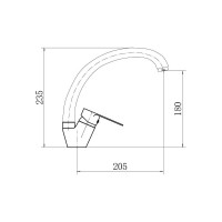 Смеситель для кухни FASHUN A54113-7
