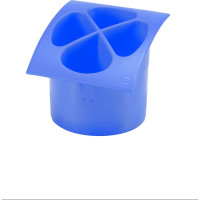 Подставка-сушилка для столовых приборов COSMOPLAST 4 отделения, пластик, ассорти 2140