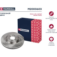 Тормозной диск передний Nissan Juke I Nismo 14- / Qashqai I 07-, Renault Koleos I 08- MARSHALL M2000603
