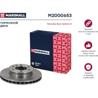 Тормозной диск передний MB Sprinter III 18- MARSHALL M2000653