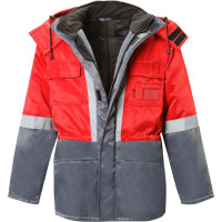 Утепленный костюм СОЮЗСПЕЦОДЕЖДА СУРГУТ серый/красный, р. 48-50, рост 182-188 2000000121185