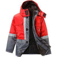 Утепленный костюм СОЮЗСПЕЦОДЕЖДА СУРГУТ серый/красный, р. 48-50, рост 182-188 2000000121185