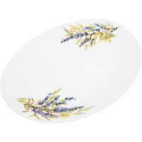 Овальное блюдо Agness LAVENDER FIELD 34x26x3 см 598-062