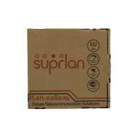 Сетевой интернет кабель витая пара SUPRLAN медный экранированный Standard FTP Cat.5e 4x2xAWG24 Cu PE внешний 305м 01-1028-1