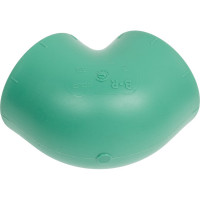 Угол Banninger полипропиленовый, зеленый, 90 гр x 63 мм 7411119011